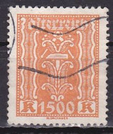 Austria, 1924, Hammer & Tongs, 1500kr, USED - Usati