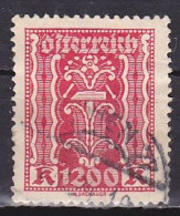 Austria, 1923, Hammer & Tongs, 1200kr, USED - Used Stamps