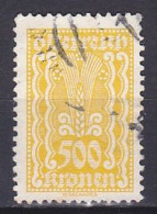 Austria, 1922, Ear Of Corn, 500kr, USED - Usati