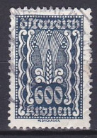 Austria, 1922, Ear Of Corn, 600kr, USED - Used Stamps