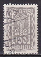 Austria, 1922, Ear Of Corn, 100kr, USED - Used Stamps