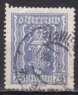 Austria, 1922, Hammer & Tongs, 75kr, USED - Used Stamps