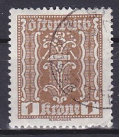 Austria, 1922, Hammer & Tongs, 1kr, USED - Gebruikt