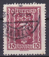 Austria, 1922, Hammer & Tongs, 10kr, USED - Oblitérés