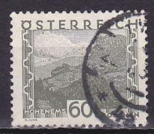 Austria, 1929, Landscapes Large Format/Hohenems, 60g, USED - Gebraucht