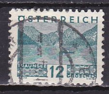 Austria, 1932, Landscapes Small Format/Traunsee, 12g, USED - Oblitérés