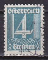 Austria, 1927, Numeral, 4g, USED - Gebruikt