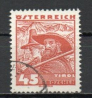 Austria, 1934, Costumes/Tyrol, 45g, USED - Usados