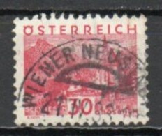 Austria, 1932, Landscapes Small Format/Seewiesen, 30g/Red, USED - Usados