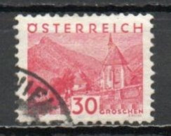 Austria, 1932, Landscapes Small Format/Seewiesen, 30g/Red, USED - Gebruikt