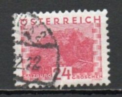 Austria, 1932, Landscapes Small Format/Salzburg, 24g/Red, USED - Used Stamps