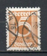 Austria, 1925, Numeral, 5g, USED - Gebraucht