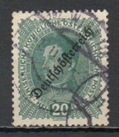 Austria, 1918, Deutschösterreich Overprint, 20h, USED - Gebruikt