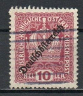 Austria, 1918, Deutschösterreich Overprint, 10h, USED - Used Stamps