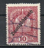 Austria, 1918, Deutschösterreich Overprint, 10h, USED - Used Stamps