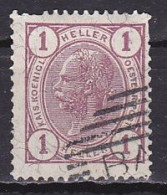 Austria, 1905, Emperor Franz Joseph, 1h, USED - Used Stamps