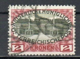 Austria, 1908, Schönbrunn Palace, 2kr, USED - Usati