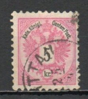 Austria, 1883, Coat Of Arms, 5kr, USED - Used Stamps