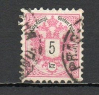 Austria, 1883, Coat Of Arms, 5kr, USED - Used Stamps