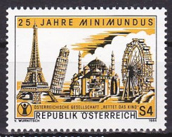 Austria, 1984, Minimundus 25th Anniv, 4s, MNH - Ungebraucht