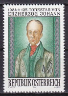 Austria, 1984, Archduke Johann, 4.50s, MNH - Ungebraucht