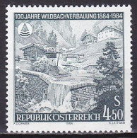 Austria, 1984, Flood Control Systems Centenary, 4s, MNH - Ungebraucht