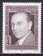 Austria, 1984, Ralph Benatzky, 4s, MNH - Unused Stamps