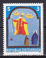 Austria, 1983, Altar Picture St. Nikola, 3s, MNH - Ungebraucht