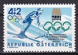 Austria, 1984, World Winter Games For Handicapped, 4s + 2s, MNH - Ongebruikt