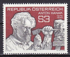 Austria, 1984, Anton Hanak, 3s, MNH - Neufs