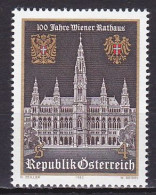 Austria, 1983, Vienna Rathaus Centenary, 4s, MNH - Nuevos