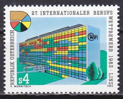 Austria, 1983, Linz Chamber Of Commerce Professional Competition, 4s, MNH - Ongebruikt