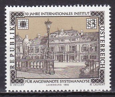 Austria, 1982, International Institute Of Applied Systems Analysis, 3s, MNH - Nuovi