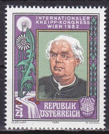 Austria, 1982, International Kneipp Hydropathy Cong, 4s, MNH - Nuevos