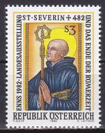 Austria, 1982, St. Severin & End Of Roman Era Exhib, 3s, MNH - Ungebraucht