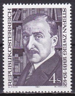 Austria, 1981, Stefan Zweig, 4s, MNH - Ungebraucht