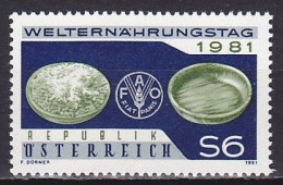 Austria, 1981, World Food Day, 6s, MNH - Ungebraucht