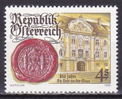 Austria, 1981, St. Veit An Der Glan 800th Anniv, 4s, MNH - Nuovi