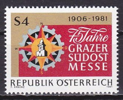 Austria, 1981, Graz South-East Fair 75th Anniv, 4s, MNH - Ongebruikt