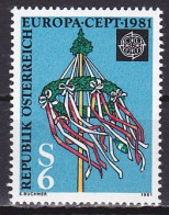 Austria, 1981, Europa CEPT, 6s, MNH - Neufs