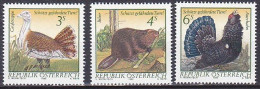 Austria, 1982, Protection Of Endangered Species, Set, MNH - Neufs