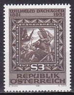 Austria, 1981, Wilhelm Dachauer, 3s, MNH - Nuovi