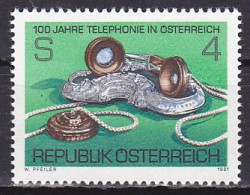 Austria, 1981, Telephone Service Centenary, 4s, MNH - Unused Stamps