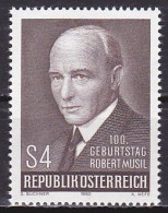 Austria, 1980, Robert Musil, 4s, MNH - Neufs