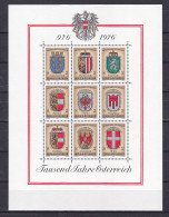 Austria, 1976, Austria Millennium, Set, MNH - Nuevos