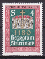 Austria, 1980, Duchy Of Styria 800th Anniv, 4s, MNH - Neufs