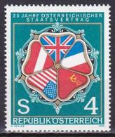 Austria, 1980, State Treaty 25th Anniv, 4s, MNH - Ongebruikt