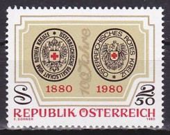 Austria, 1980, Austrian Red Cross Centenary, 2.50s, MNH - Neufs