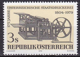 Austria, 1979, Government Printing Office 175th Anniv, 3s, MNH - Ongebruikt