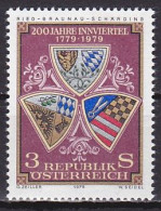 Austria, 1979, Innviertel 200th Anniv, 3s, MNH - Neufs